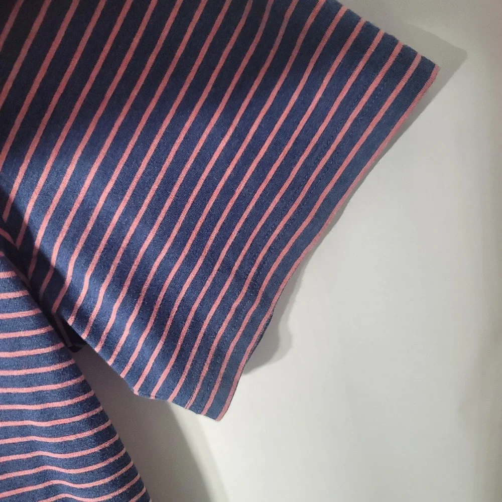 Polo Ralph Lauren Performance Polo Short Sleeve XL Stretch Striped blue red Prep